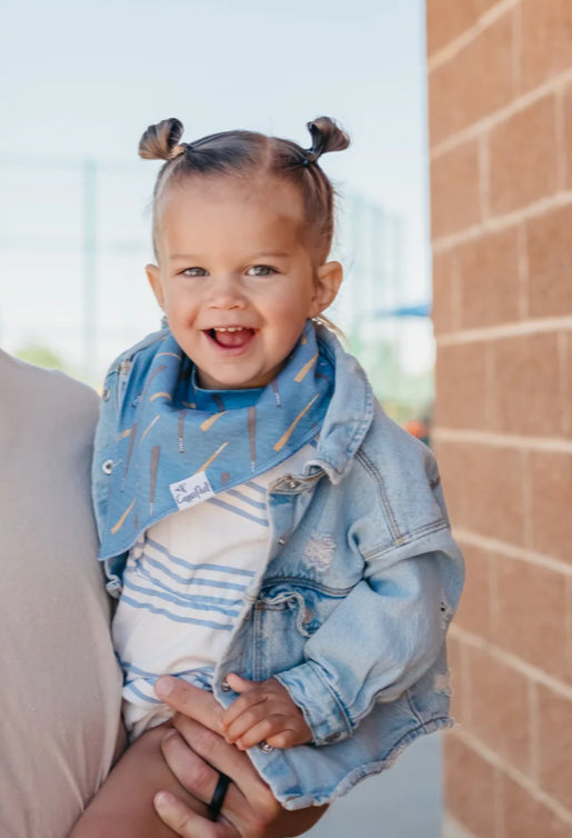 Copper Pearl- Bandana Bibs-Slugger