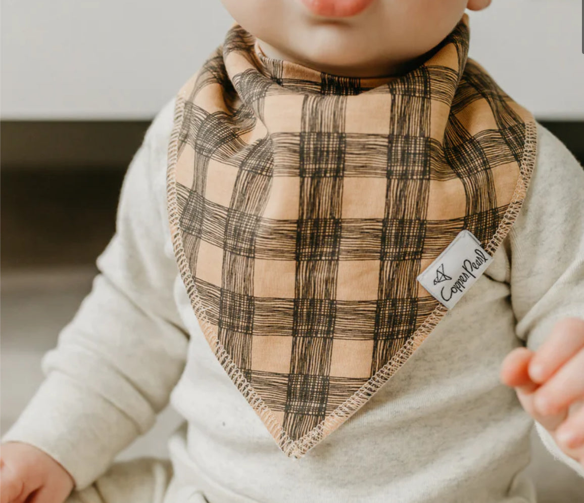 Copper Pearl- Bandana Bibs- Jo