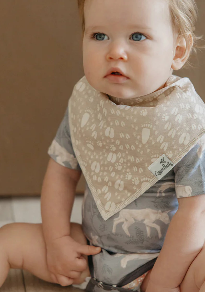 Copper Pearl- Bandana Bibs-Timber