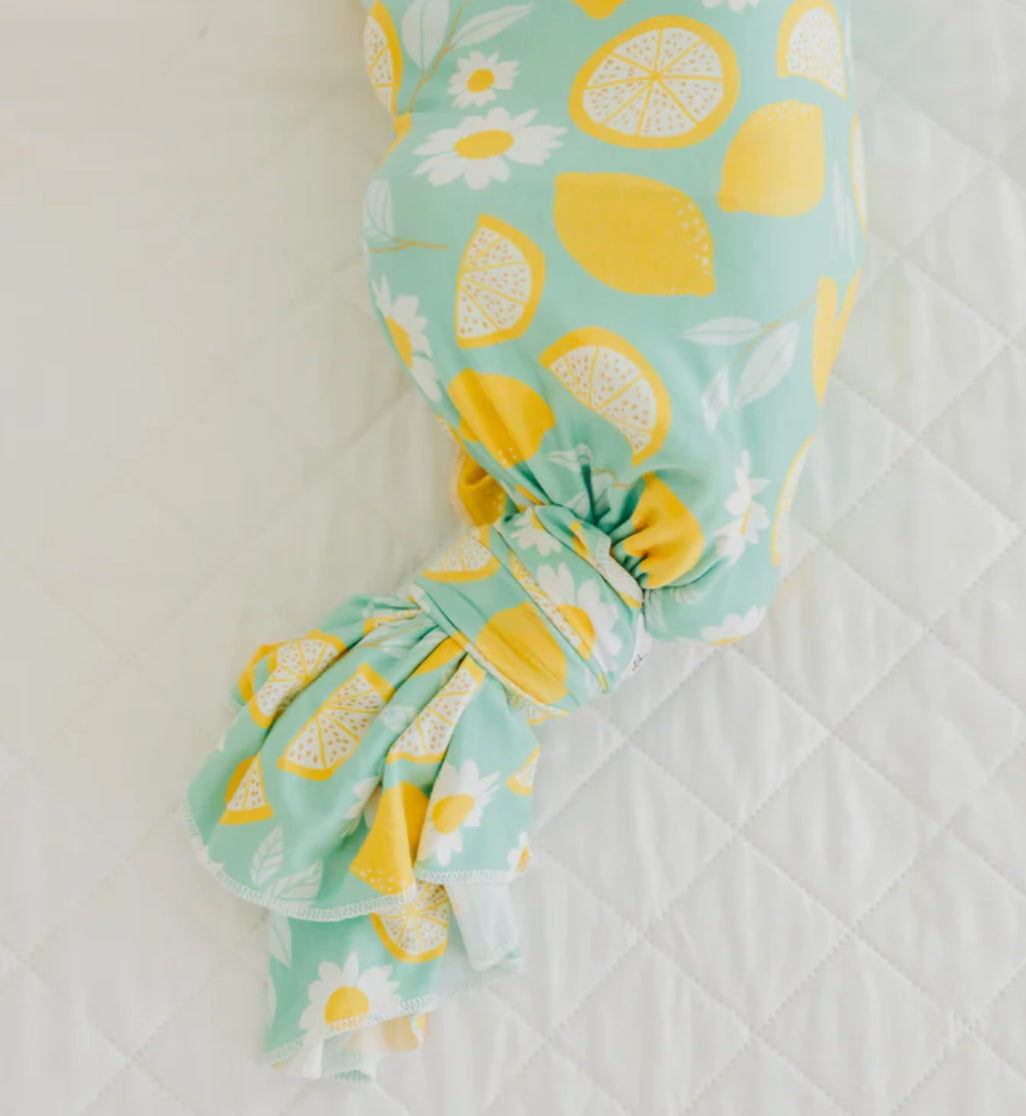 Copper Pearl- Swaddle Blanket- Lemon