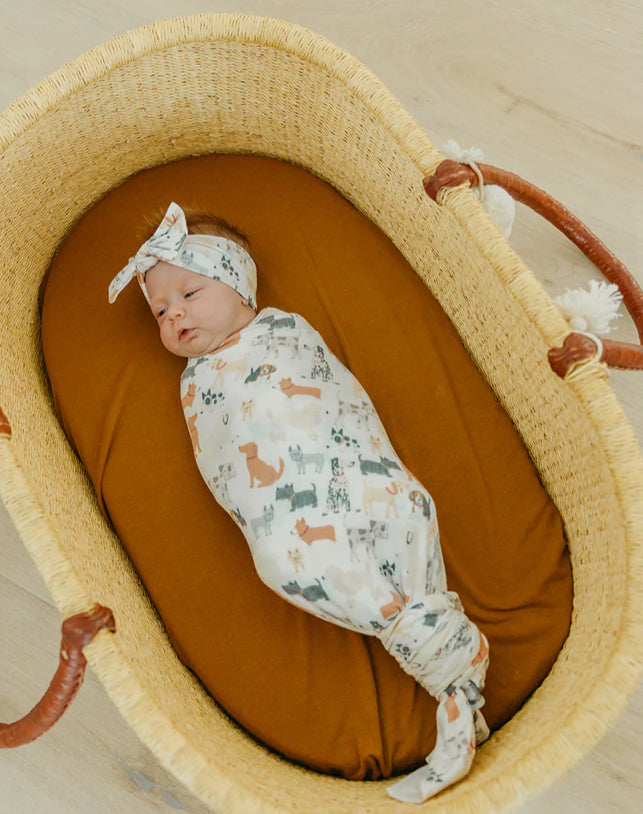 Copper Pearl- Swaddle Blanket- Rufus