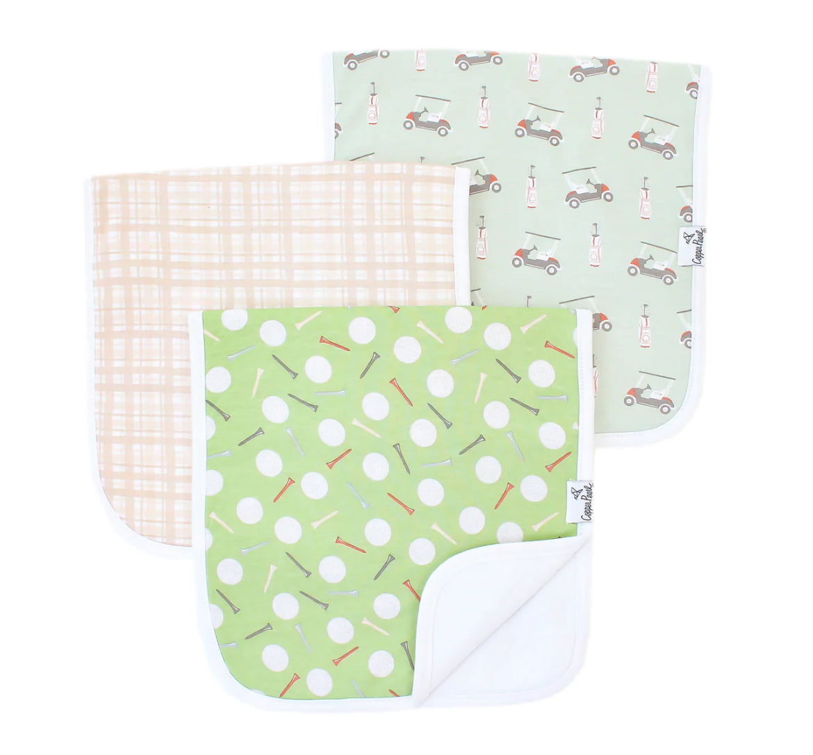 Copper Pearl- Premium Burp Cloths-Bogey