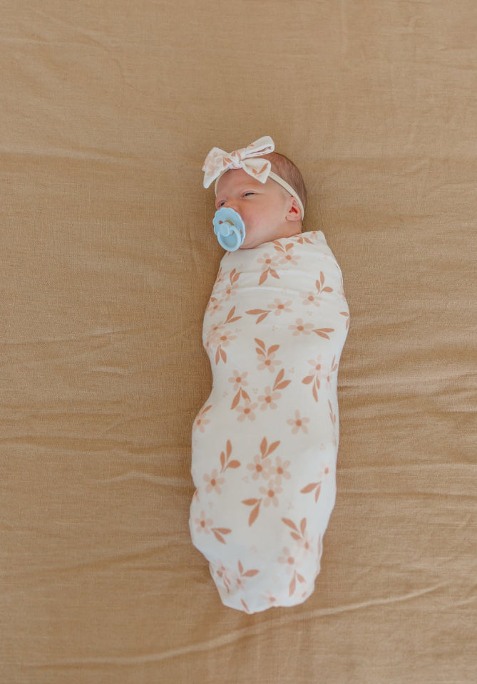 Copper Pearl- Swaddle Blanket- Rue