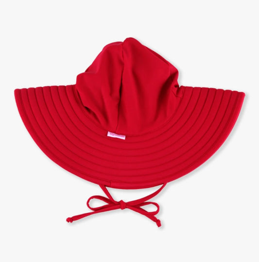 Ruffle Butts- Swim Hat- Red