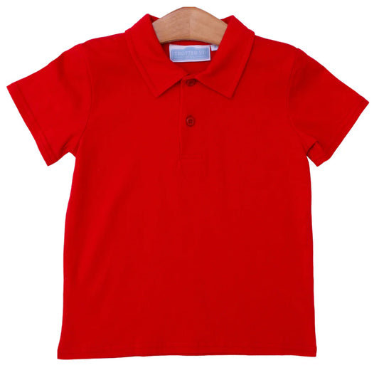 Trotter Street Kids- Polo/ Red