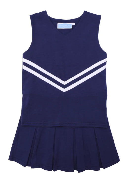 Trotter Street Kids- Cheer Uniform(18in Doll)/ Navy