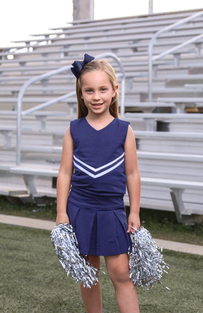 Trotter Street Kids- Cheer Uniform/ Navy