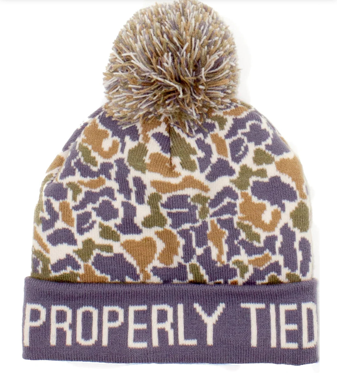 Properly Tied- Youth- Break Beanie- Field Camo