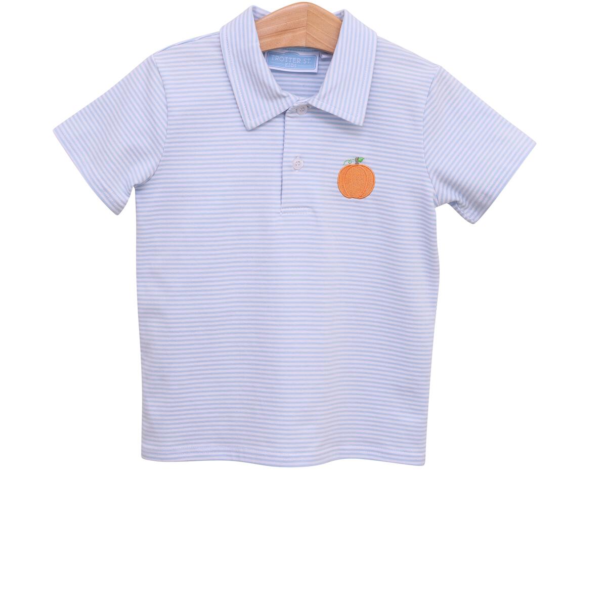 Trotter Street Kids- Pumpkin Patch SS Polo