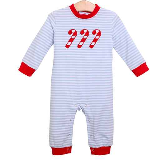 Trotter Street Kids- Candy Cane Romper