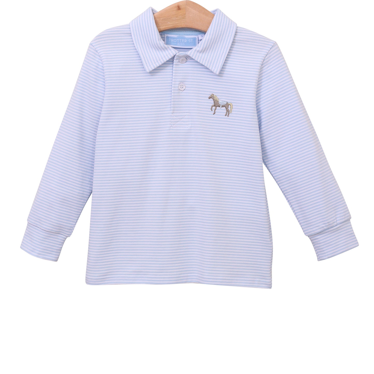 Trotter Street Kids- Horse Embroidery Polo