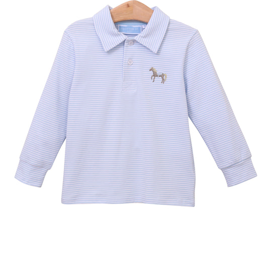 Trotter Street Kids- Horse Embroidery Polo