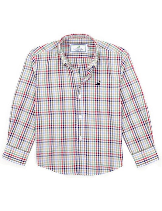 Properly Tied- Boys Seasonal Sportshirt- Autumn Trail