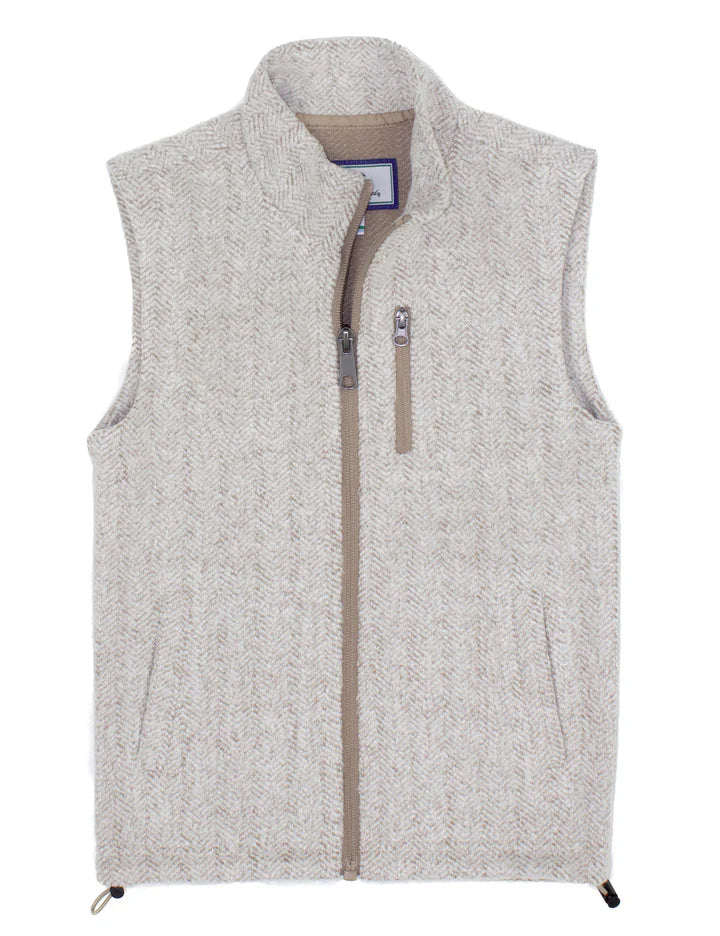 Properly Tied- Upland Vest- Cream