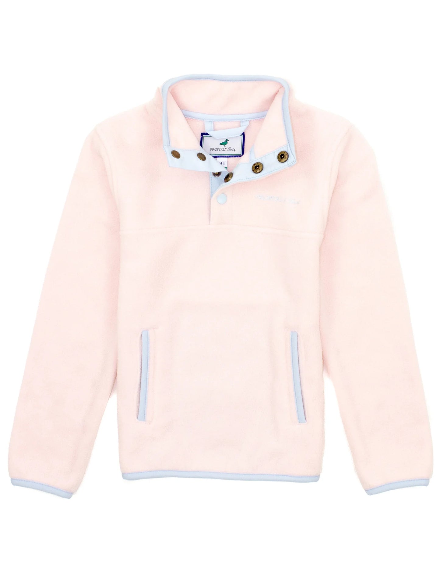 Properly Tied- Girls Luna Pullover- Rose Water