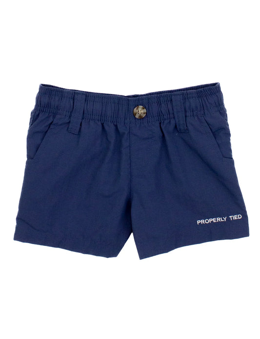Properly Tied- Boys Mallard Short- River Blue