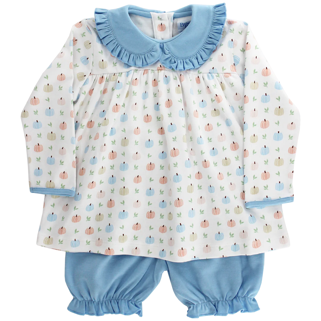 The Bailey Boys- Girls Pumpkin Bloomer Set