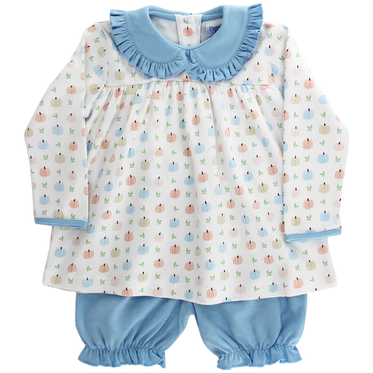 The Bailey Boys- Girls Pumpkin Bloomer Set