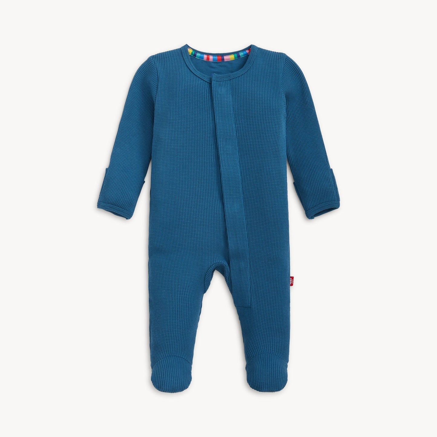 Magnetic Me- Waffle Footie- Dark Blue