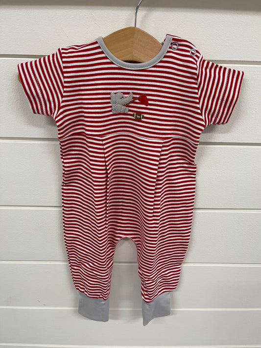 Squiggles- Alabama Elephant Football Romper