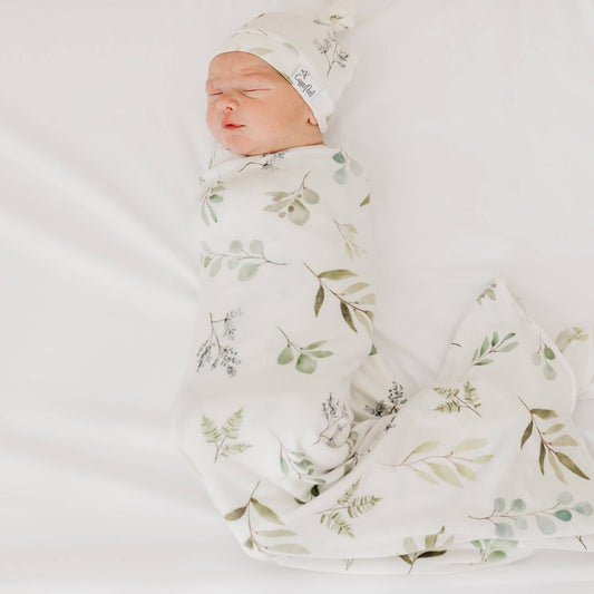 Copper Pearl - Knit Swaddle Blanket - Haven