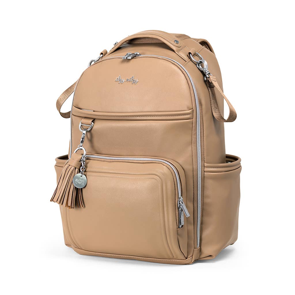 Itzy Ritzy - Chai Latte- Boss Plus-Backpack Diaper Bag