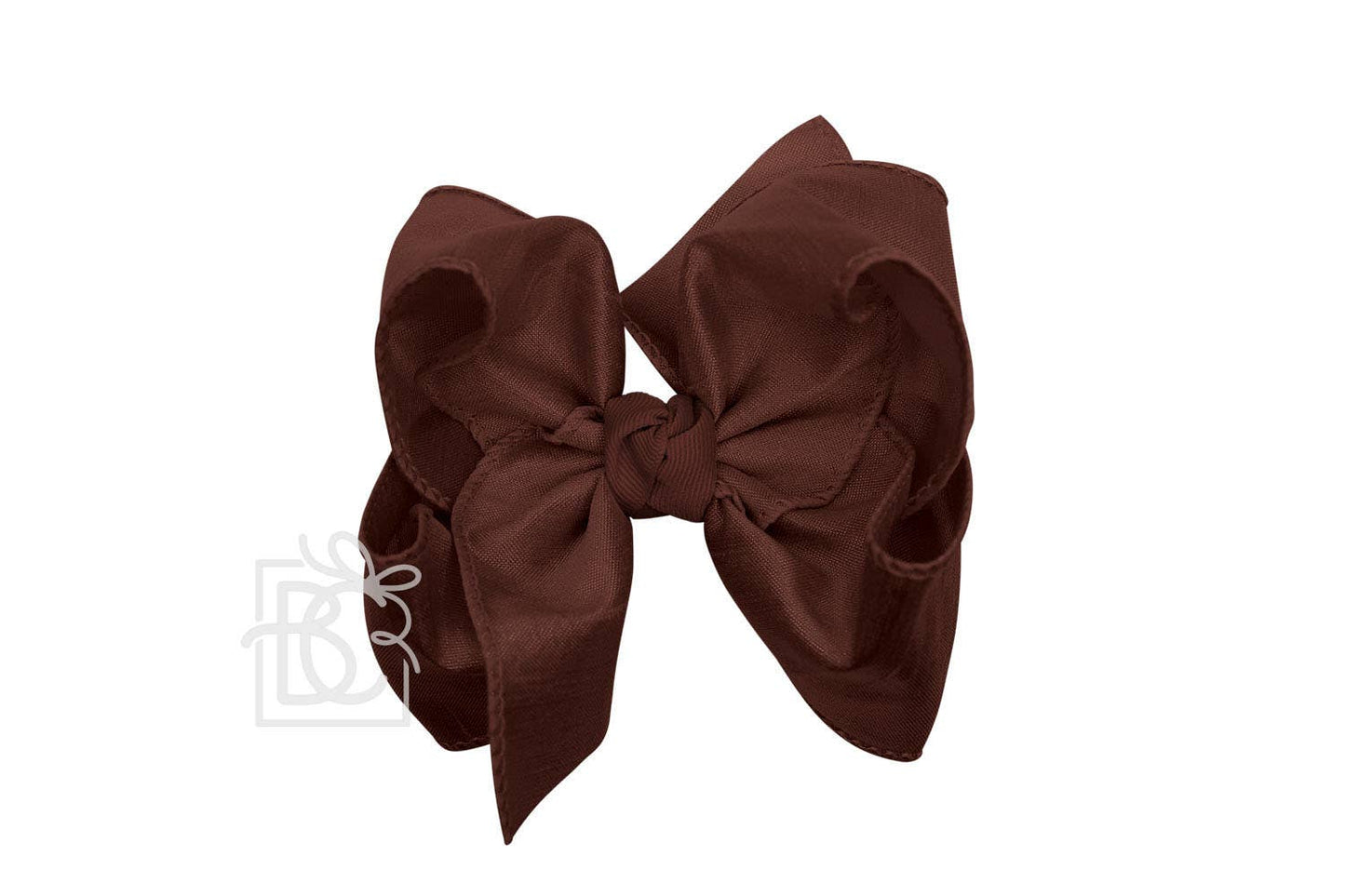 Beyond Creations, LLC - SILK BOW ON CLIP: 5.5" Huge - 2.25" Ribbon on Alligator Clip / RED