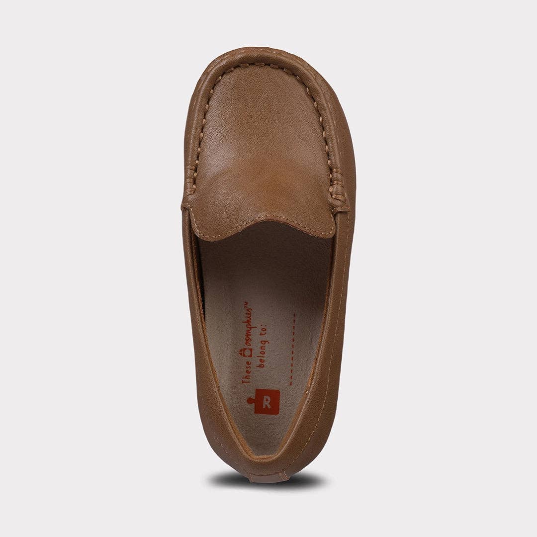 Oomphies - Thaddeus Boys Slip-On Moccasin: Tan