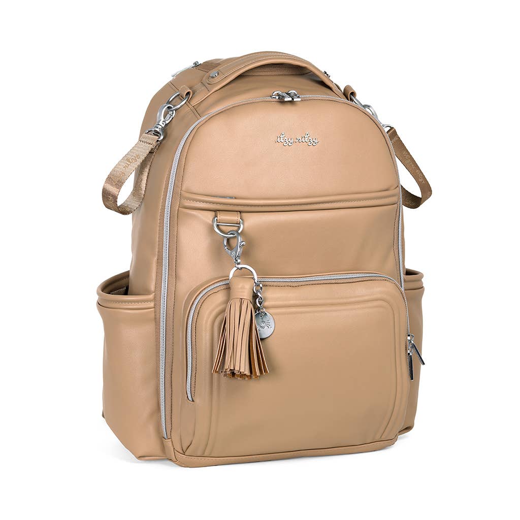 Itzy Ritzy - Chai Latte- Boss Plus-Backpack Diaper Bag