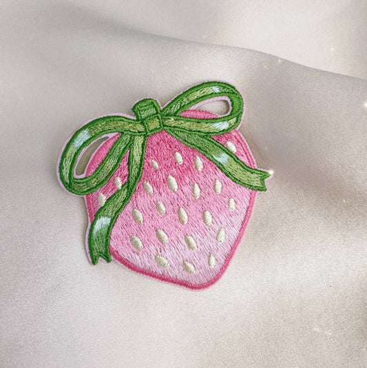 Strawberry with Bow Patch