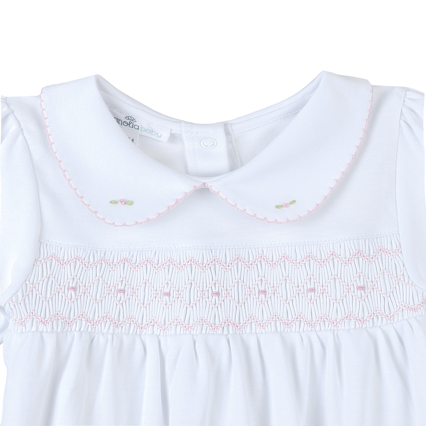 Magnolia Baby - Lizzie's Classics Smocked Footie - Pink