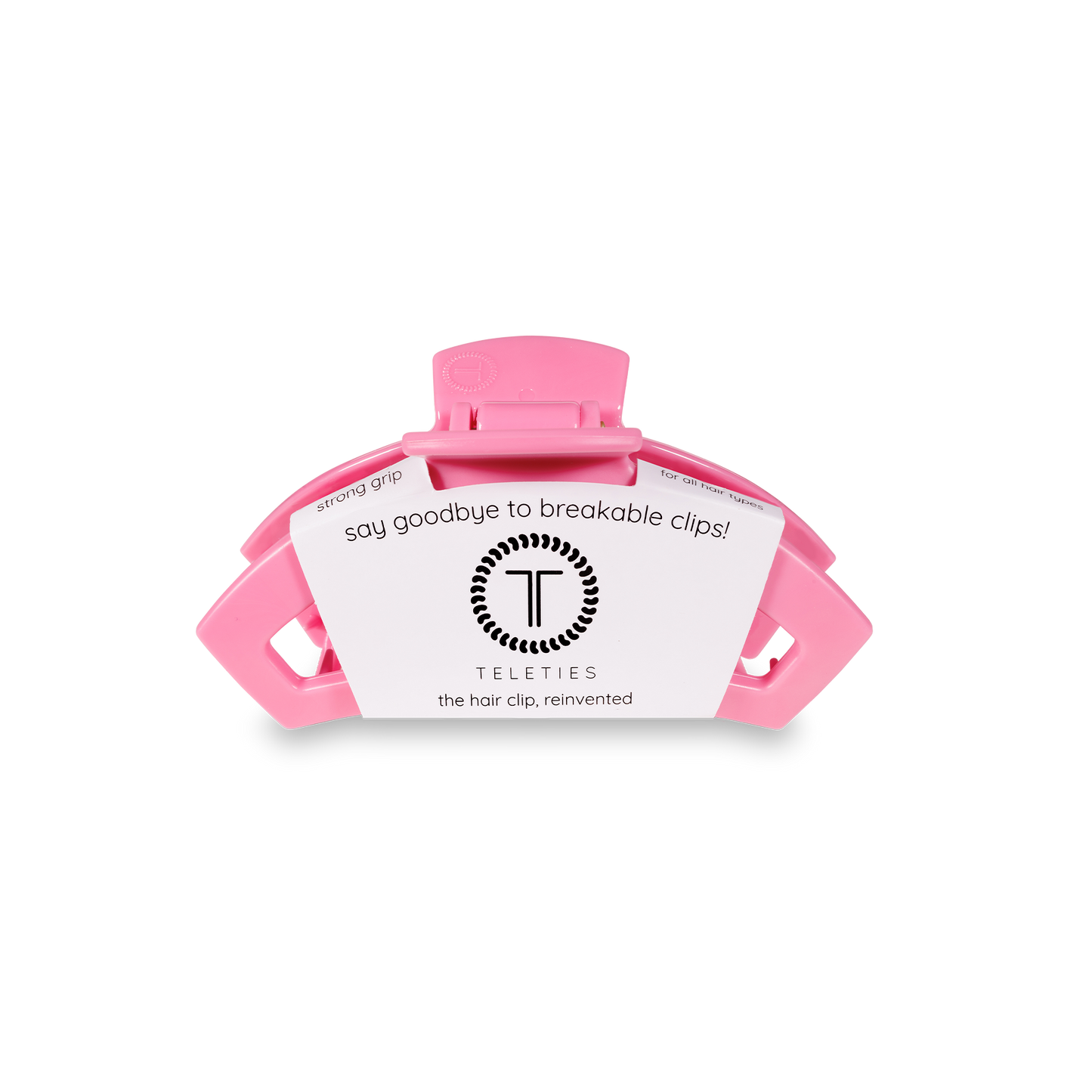 TELETIES - Open Hair Clip | Tiny | Peonies Please