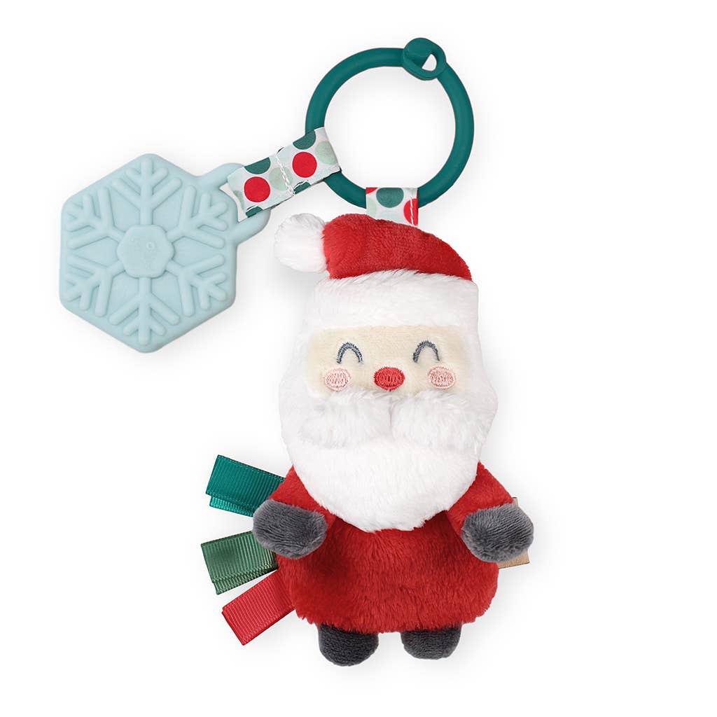 Itzy Ritzy - Holiday Itzy Pal™ Plush + Teether: Santa