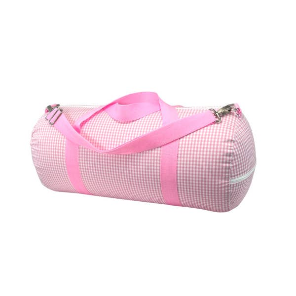 Pink Gingham Weekend Duffel