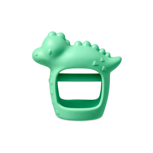 Itzy Ritzy -  Bitzy Grip Hand Teether- Green Dino