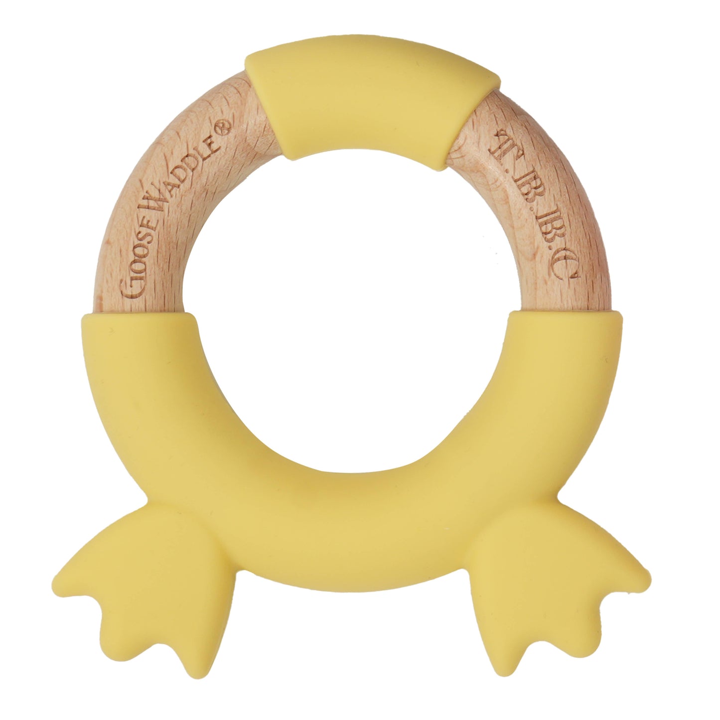 GooseWaddle + Pello - The Beaufort Bonnet Company Yellow Duck Feet Teether