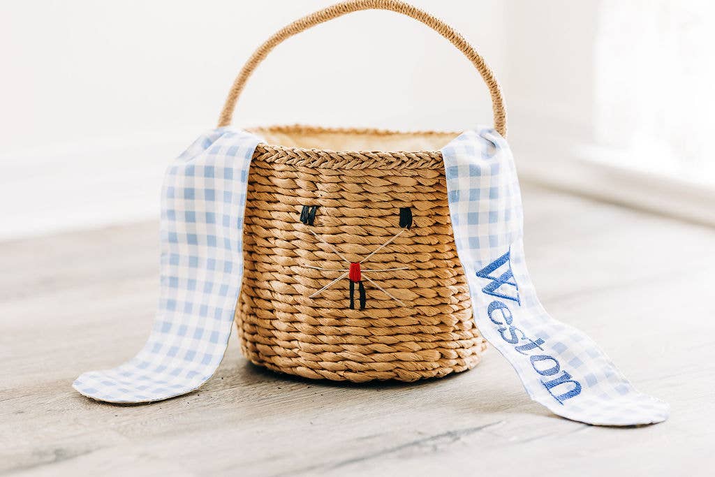 Sugar Bee Clothing - Gingham Kids Easter Basket