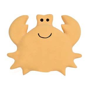 Tikiri Toys LLC - Crab Natural Organic Rubber Teether, Rattle & Bath Toy