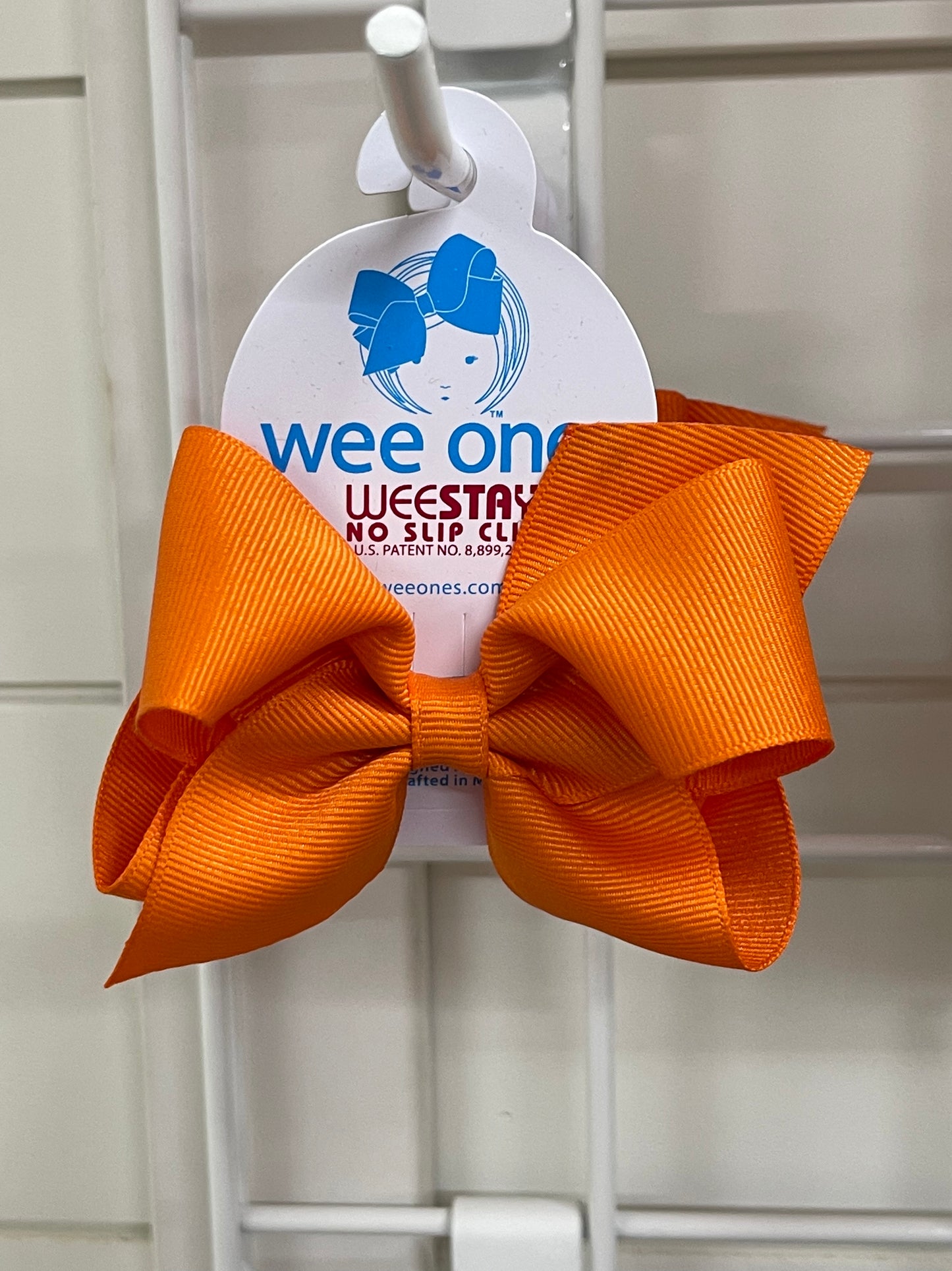 Wee Ones- Small Bow- Orange