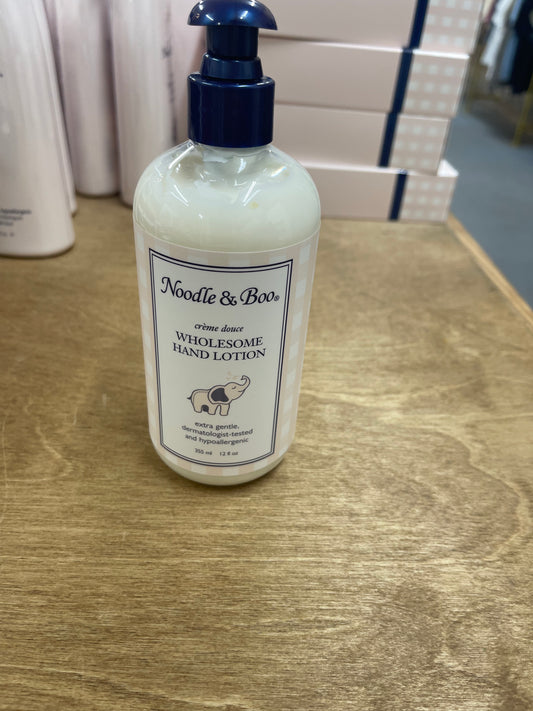 Noodle & Boo-Wholesome Hand Lotion 12oz Crème Douce