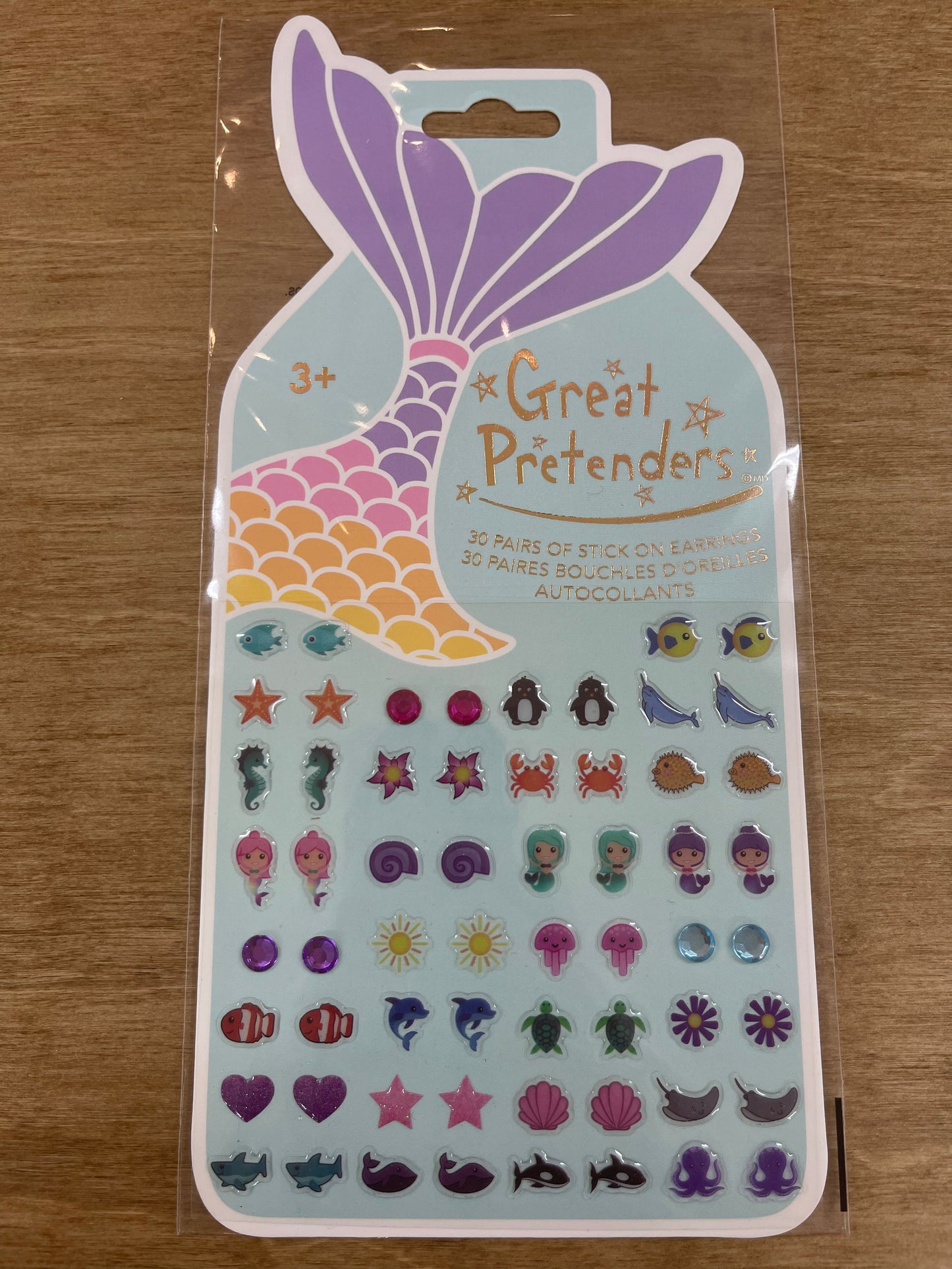 Great Pretenders Mermaid Sticker Earrings