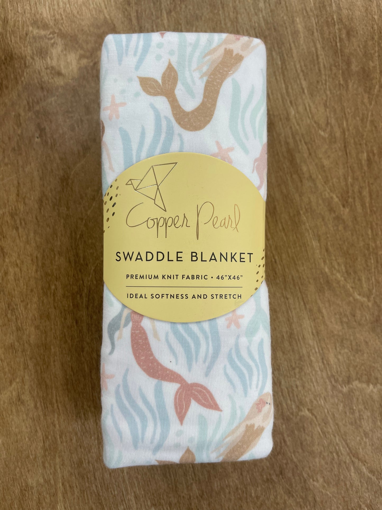 Copper Pearl-Swaddle Blanket- Coral