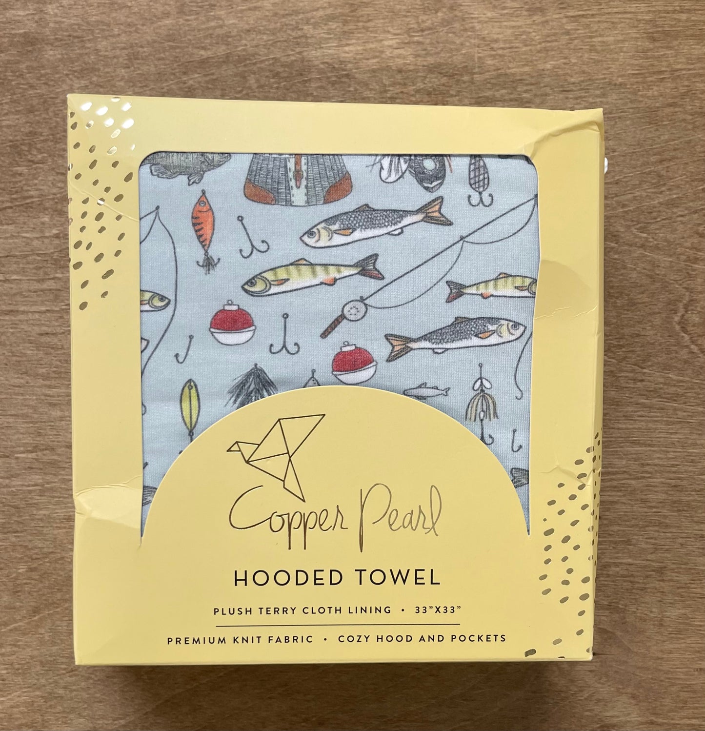 Copper Pearl- Hooded Towel -Trout