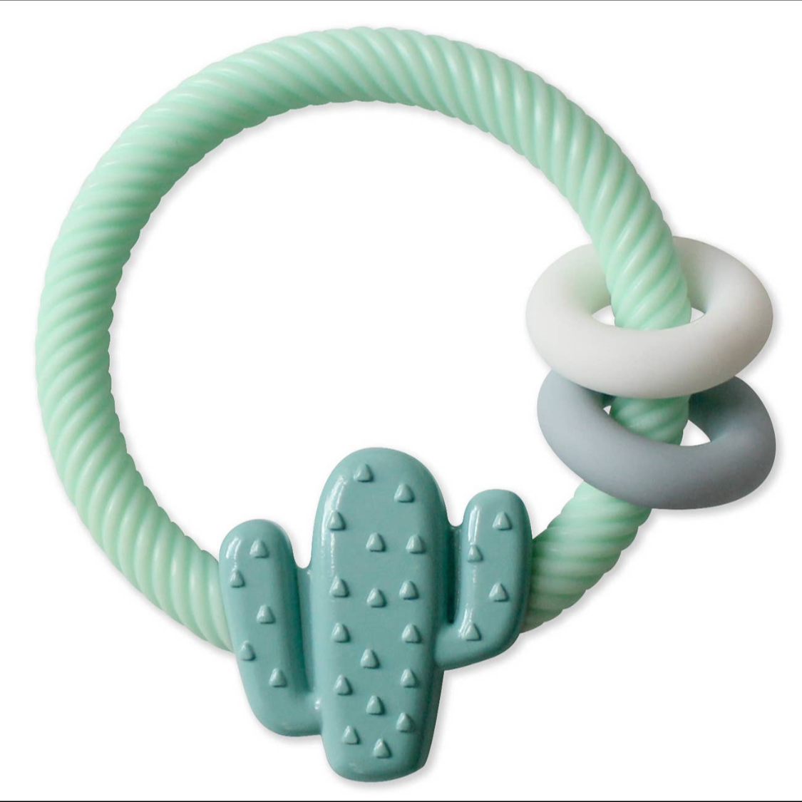 Itzy Ritzy- Cactus Teether- Green