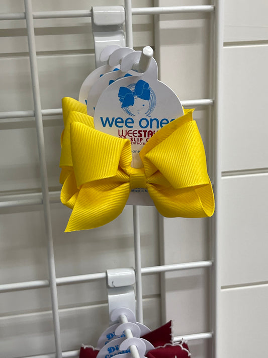 Wee Ones- Small Bow- Yellow