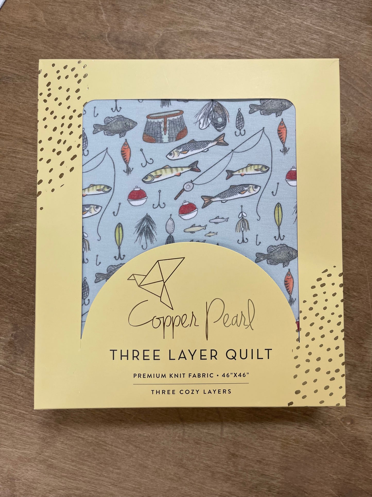 Copper Pearl- Three Layer Quilt -Trout