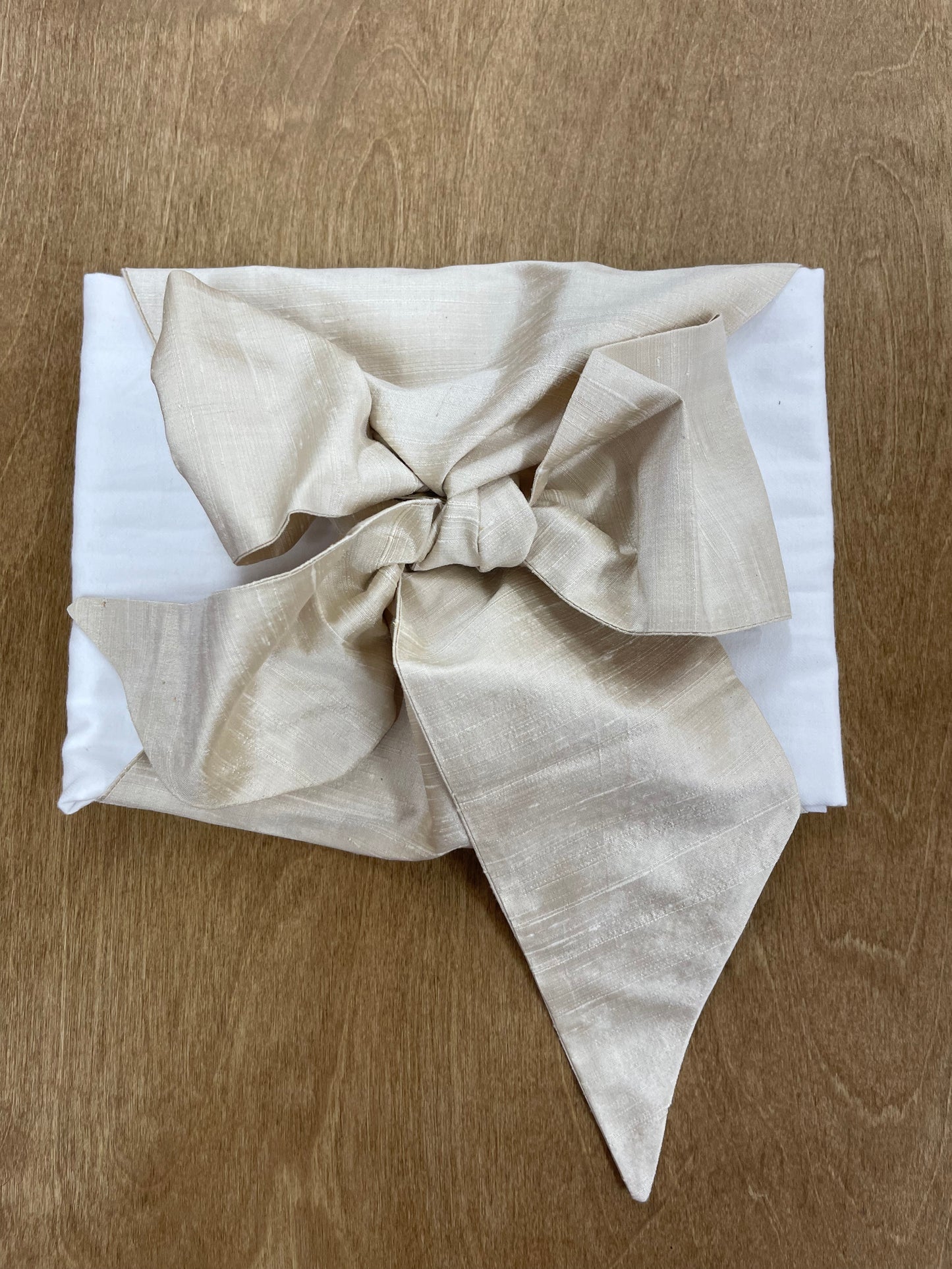 The Beaufort Bonnet Company- Silk Bow Swaddle-Pearl Strand