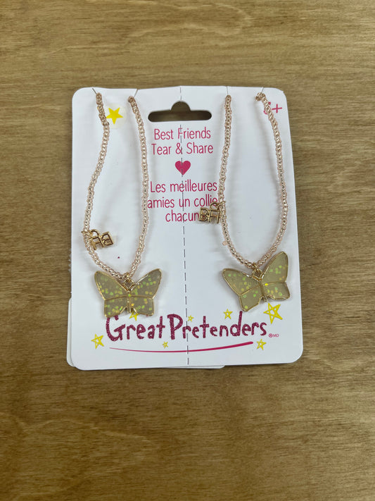 Great Pretenders BFF Butterfly Necklace Set